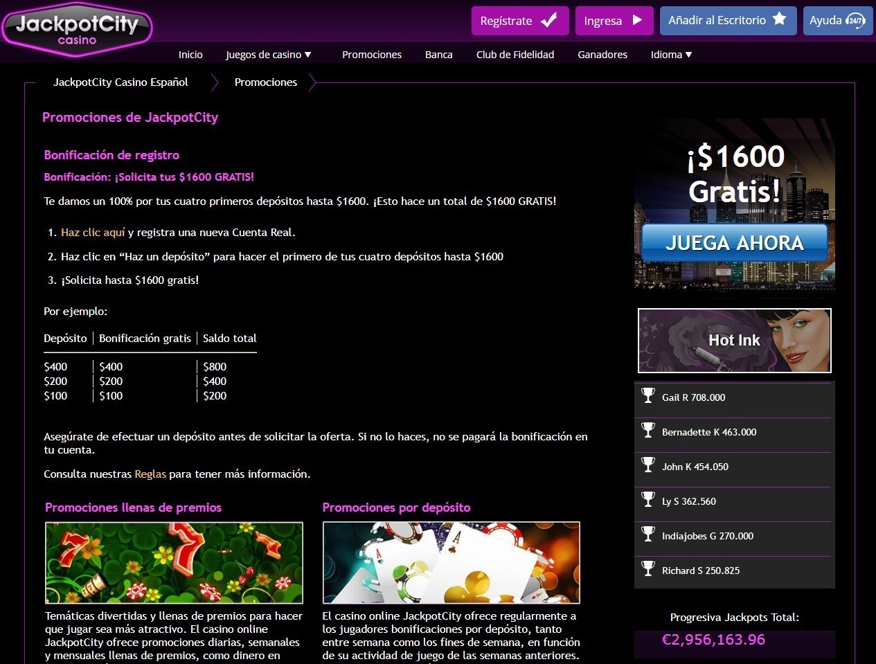 Jackpotcity casino