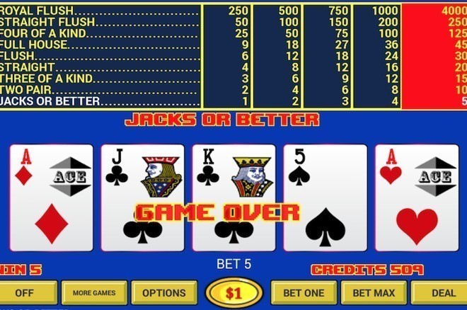 Estrategia de Video Poker Online